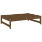 vidaXL Juego de muebles jardín 2 pzas madera maciza pino marrón miel vidaXL Juego de muebles jardín 2 pzas madera maciza pino marrón miel