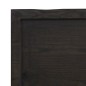 vidaXL Encimera baño madera maciza tratada gris oscuro 60x30x(2-4) cm vidaXL Encimera baño madera maciza tratada gris oscuro 60x30x(2-4) cm