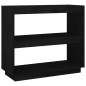 vidaXL Estantería de madera maciza de pino negra 80x35x71 cm vidaXL Estantería de madera maciza de pino negra 80x35x71 cm
