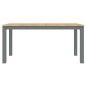 vidaXL Mesa de comedor Panama madera maciza de pino gris 160x80x75 cm vidaXL Mesa de comedor Panama madera maciza de pino gris 160x80x75 cm