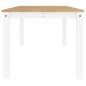 vidaXL Mesa de comedor Panama madera maciza pino blanco 180x90x75 cm vidaXL Mesa de comedor Panama madera maciza pino blanco 180x90x75 cm