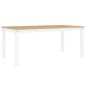 vidaXL Mesa de comedor Panama madera maciza pino blanco 180x90x75 cm vidaXL Mesa de comedor Panama madera maciza pino blanco 180x90x75 cm
