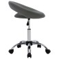 vidaXL Silla de comedor giratoria de cuero sintética gris vidaXL Silla de comedor giratoria de cuero sintética gris