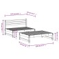 vidaXL Juego de muebles jardín 2 pzas madera maciza pino marrón miel vidaXL Juego de muebles jardín 2 pzas madera maciza pino marrón miel