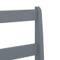 vidaXL Sillas de comedor 2 uds madera maciza de pino gris 40x46x99 cm vidaXL Sillas de comedor 2 uds madera maciza de pino gris 40x46x99 cm