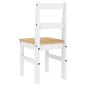 vidaXL Sillas de comedor Panama 2 uds madera pino blanco 40x46x90 cm vidaXL Sillas de comedor Panama 2 uds madera pino blanco 40x46x90 cm