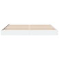 vidaXL Estructura de cama madera de ingeniería blanca 180x200 cm