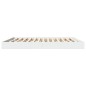 vidaXL Estructura de cama madera de ingeniería blanca 180x200 cm