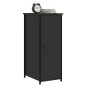 vidaXL Mesitas de noche 2 uds madera de ingeniería negro 32x42x80 cm