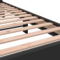 vidaXL Estructura de cama madera de ingeniería y metal negro 200x200cm vidaXL Estructura de cama madera de ingeniería y metal negro 200x200cm
