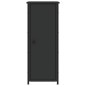 vidaXL Mesitas de noche 2 uds madera de ingeniería negro 32x42x80 cm