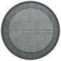 vidaXL Alfombra de exterior PP gris Ø120 cm vidaXL Alfombra de exterior PP gris Ø120 cm
