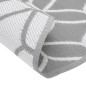 vidaXL Alfombra de exterior PP gris Ø120 cm vidaXL Alfombra de exterior PP gris Ø120 cm