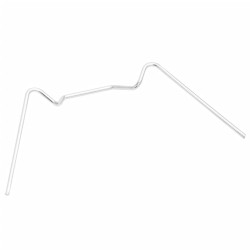vidaXL Clips para invernadero 50 unidades tipo de W acero galvanizado