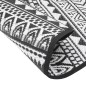 vidaXL Alfombra de exterior PP negro Ø200 cm vidaXL Alfombra de exterior PP negro Ø200 cm