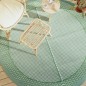 vidaXL Alfombra de exterior PP verde Ø200 cm vidaXL Alfombra de exterior PP verde Ø200 cm