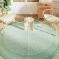 vidaXL Alfombra de exterior PP verde Ø200 cm vidaXL Alfombra de exterior PP verde Ø200 cm
