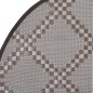 vidaXL Alfombra de exterior PP marrón Ø160 cm vidaXL Alfombra de exterior PP marrón Ø160 cm