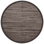 vidaXL Alfombra de exterior PP marrón Ø160 cm vidaXL Alfombra de exterior PP marrón Ø160 cm