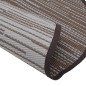 vidaXL Alfombra de exterior PP marrón Ø160 cm vidaXL Alfombra de exterior PP marrón Ø160 cm