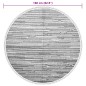 vidaXL Alfombra de exterior PP marrón Ø160 cm vidaXL Alfombra de exterior PP marrón Ø160 cm