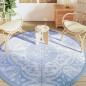 vidaXL Alfombra de exterior PP azul bebé Ø200 cm vidaXL Alfombra de exterior PP azul bebé Ø200 cm