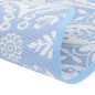 vidaXL Alfombra de exterior PP azul bebé Ø200 cm vidaXL Alfombra de exterior PP azul bebé Ø200 cm