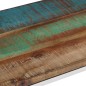 vidaXL Mesa consola acero inoxidable madera maciza reciclada plateada vidaXL Mesa consola acero inoxidable madera maciza reciclada plateada
