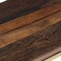 vidaXL Mesa consola acero inoxidable madera maciza traviesa dorado vidaXL Mesa consola acero inoxidable madera maciza traviesa dorado