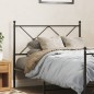 vidaXL Cabecero de metal negro 107 cm vidaXL Cabecero de metal negro 107 cm