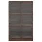 vidaXL Aparador alto con puertas madera roble marrón 68x37x109 cm vidaXL Aparador alto con puertas madera roble marrón 68x37x109 cm