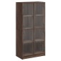 vidaXL Aparador alto con puertas madera roble marrón 68x37x142 cm vidaXL Aparador alto con puertas madera roble marrón 68x37x142 cm