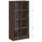vidaXL Aparador alto con puertas madera roble marrón 68x37x142 cm vidaXL Aparador alto con puertas madera roble marrón 68x37x142 cm