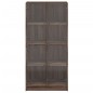 vidaXL Aparador alto con puertas madera roble marrón 68x37x142 cm vidaXL Aparador alto con puertas madera roble marrón 68x37x142 cm