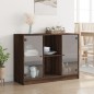 vidaXL Aparador madera de ingeniería marrón roble 102x37x75,5 cm vidaXL Aparador madera de ingeniería marrón roble 102x37x75,5 cm