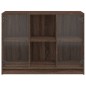 vidaXL Aparador madera de ingeniería marrón roble 102x37x75,5 cm vidaXL Aparador madera de ingeniería marrón roble 102x37x75,5 cm