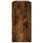 vidaXL Aparador madera de ingeniería roble ahumado 102x37x75,5 cm vidaXL Aparador madera de ingeniería roble ahumado 102x37x75,5 cm
