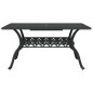 vidaXL Mesa de jardín aluminio fundido negro 150x90x72 cm vidaXL Mesa de jardín aluminio fundido negro 150x90x72 cm