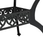 vidaXL Mesa de jardín aluminio fundido negro 150x90x72 cm vidaXL Mesa de jardín aluminio fundido negro 150x90x72 cm