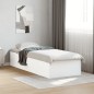 vidaXL Estructura de cama madera de ingeniería blanca 75x190 cm vidaXL Estructura de cama madera de ingeniería blanca 75x190 cm