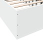 vidaXL Estructura de cama madera de ingeniería blanca 75x190 cm vidaXL Estructura de cama madera de ingeniería blanca 75x190 cm
