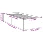 vidaXL Estructura de cama madera de ingeniería blanca 75x190 cm vidaXL Estructura de cama madera de ingeniería blanca 75x190 cm