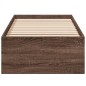 vidaXL Estructura de cama madera de ingeniería roble marrón 75x190 cm vidaXL Estructura de cama madera de ingeniería roble marrón 75x190 cm