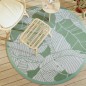 vidaXL Alfombra de exterior PP verde Ø160 cm vidaXL Alfombra de exterior PP verde Ø160 cm