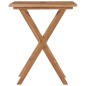 vidaXL Mesa plegable de jardín madera maciza de teca 60x60x75 cm vidaXL Mesa plegable de jardín madera maciza de teca 60x60x75 cm