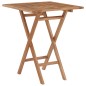 vidaXL Mesa plegable de jardín madera maciza de teca 60x60x75 cm vidaXL Mesa plegable de jardín madera maciza de teca 60x60x75 cm