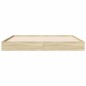vidaXL Estructura de cama madera de ingeniería roble Sonoma 150x200 cm vidaXL Estructura de cama madera de ingeniería roble Sonoma 150x200 cm