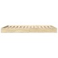 vidaXL Estructura de cama madera de ingeniería roble Sonoma 150x200 cm vidaXL Estructura de cama madera de ingeniería roble Sonoma 150x200 cm