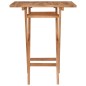 vidaXL Mesa plegable de jardín madera maciza de teca 60x60x75 cm vidaXL Mesa plegable de jardín madera maciza de teca 60x60x75 cm