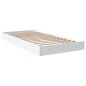 vidaXL Estructura de cama madera de ingeniería blanca 100x200 cm vidaXL Estructura de cama madera de ingeniería blanca 100x200 cm